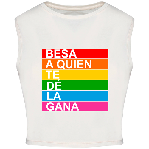 Camiseta 'Besa a quien te dé la gana'